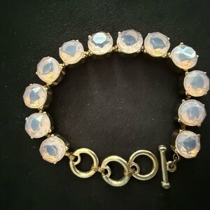 Elegant Gold and Pink Bracelet